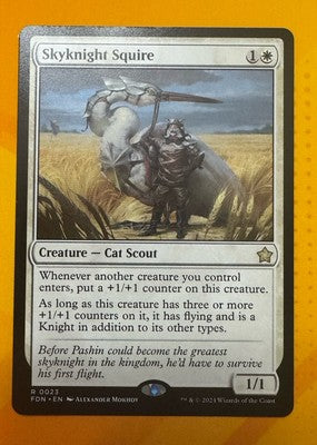 Skyknight Squire Foundations Rare MTG TCG CCG