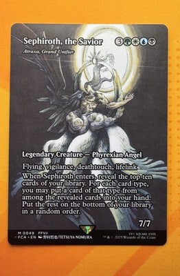 Sephiroth, the Savior - Atraxa, Grand Unifier (Showcase) Final Fantasy MTG TCG - Nexum Cards and More!