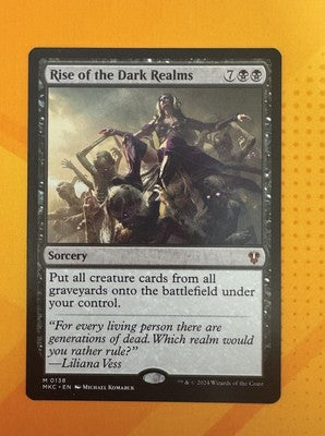 Rise of the Dark Realms Commander: Murders at Karlov Manor Rare MTG TCG CCG