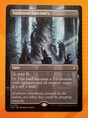 Soulstone Sanctuary (Borderless) Foundations Rare MTG TCG CCG - Nexum Cards and More!