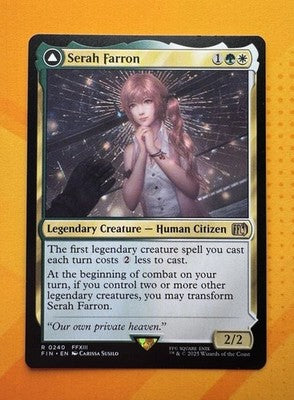 Serah Farron Final Fantasy Rare MTG TCG CCG
