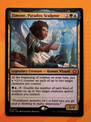 Zimone, Paradox Sculptor Foundations Rare Mtg TCG CCG - Nexum Cards and More!