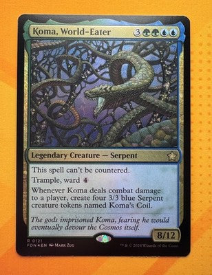 Koma, World-Eater Foundations Rare MTG TCG CCG