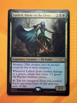 Lathril, Blade of the Elves Foundations Foil Rare MTG TCG CCG - Nexum Cards and More!