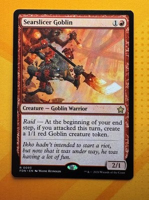 Searslicer Goblin Foundations Rare MTG TCG CCG