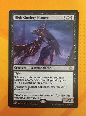 High-Society Hunter Foundations Rare MTG TCG CCG
