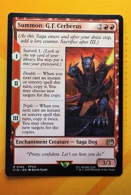 Summon: G.F. Cerberus Final Fantasy Rare MTG TCG CCG