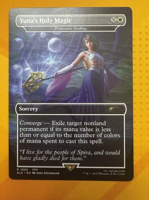 Yuna's Holy Magic - Prismatic Ending Secret Lair Drop Rare