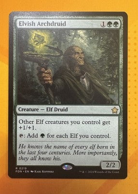 Elvish Archdruid Foundations Rare MTG TCG CCG