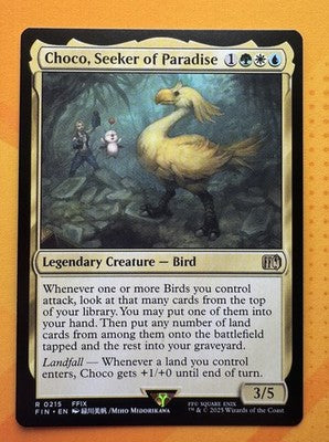Choco, Seeker of Paradise Final Fantasy Rare MTG TCG CCG