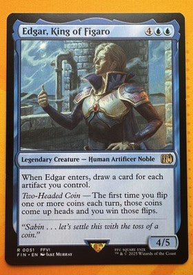 Edgar, King of Figaro Final Fantasy Rare MTG TCG CCG