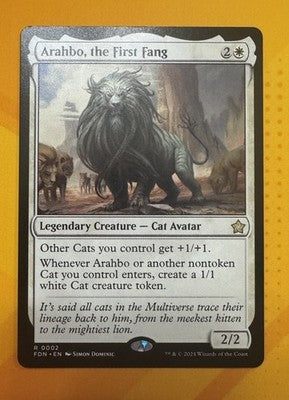 Arahbo, the First Fang Foundations Rare MTG TCG CCG