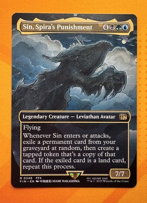 Sin, Spira's Punishment (Borderless) Final Fantasy Rare MTG TCG CCG - Nexum Cards and More!