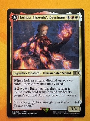 Joshua, Phoenix's Dominant Final Fantasy Rare MTG TCG CCG