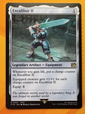 Excalibur II Final Fantasy Rare MTG TCG CCG