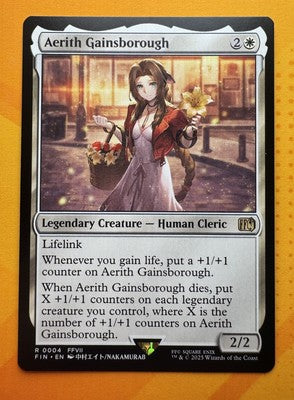 Aerith Gainsborough Final Fantasy Rare MTG TCG CCG