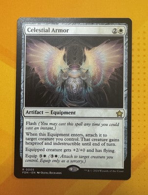 Celestial Armor Foundations Rare MTG TCG CCG