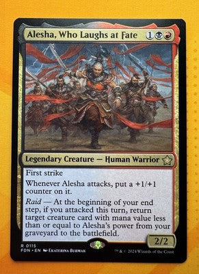 Alesha, Who Laughs at Fate Foundations Rare MTG TCG CCG
