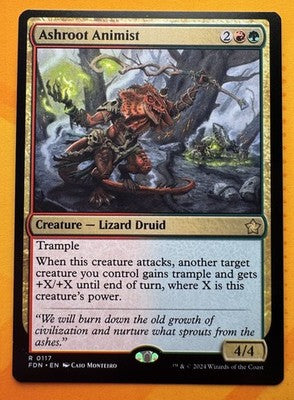 Ashroot Animist Foundations Rare MTG TCG CCG