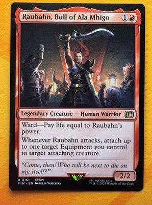 Raubahn, Bull of Ala Mhigo Final Fantasy Rare MTG TCG CCG