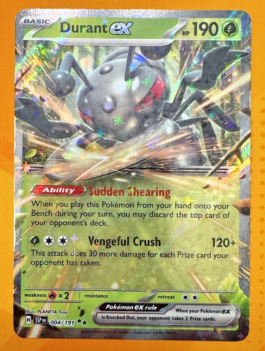 Durant ex 004/191 Sv08: Surging Sparks Holo Pokemon TCG - Nexum Cards and More!