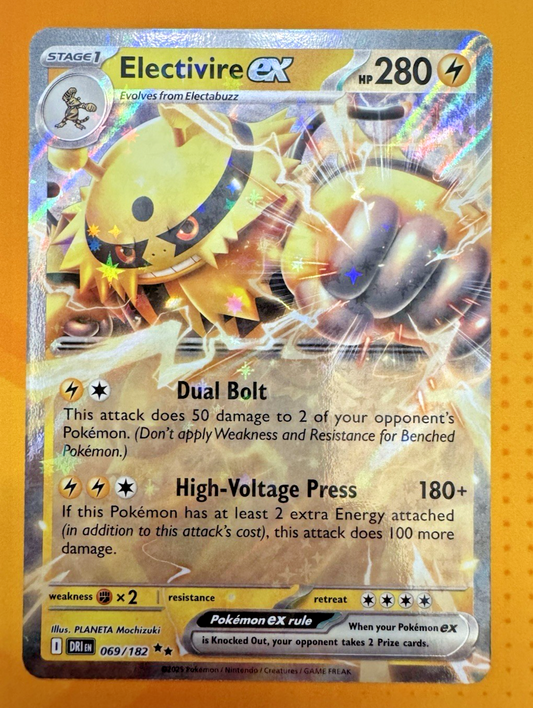 Electivire ex 069/182 Sv10: Destined Rivals Holo Double Rare Pokemon - Nexum Cards and More!